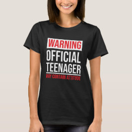 Officiell Teenager Funny 13th Birthday Teenage T Shirt