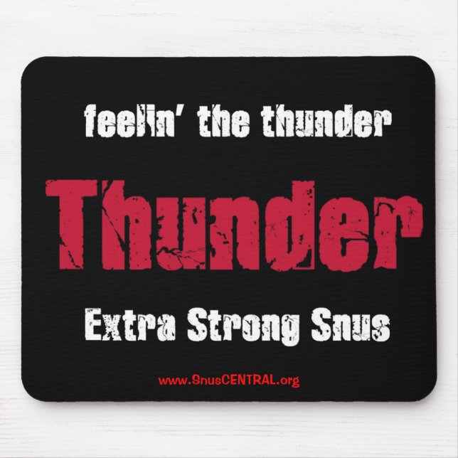 Officiell Thunder Snus Mousepad Musmatta (Framsidan)