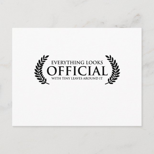 Officiell Tiny Löv Vykort (Framsida)