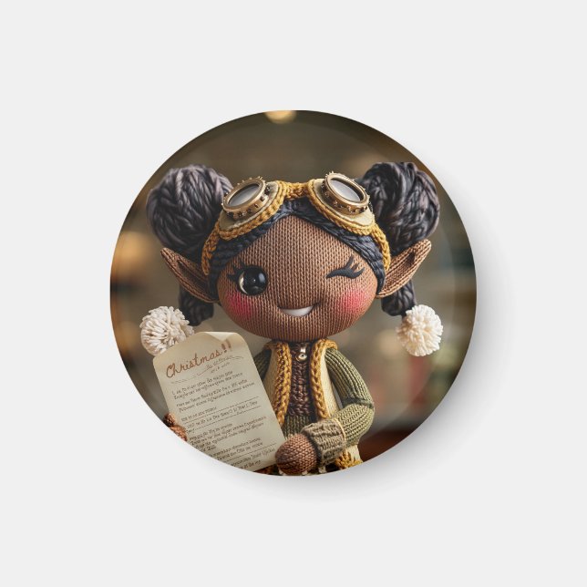 Officiell Tomte Rapport Magnet (Framsidan)