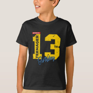 Officiell Tonåring 13 år gammal 13:e födelsedagssp T Shirt