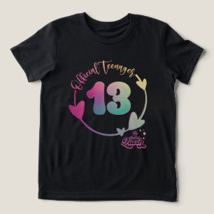 Officiell Tonåring 13:e födelsedag 13 år gamla gåv T Shirt