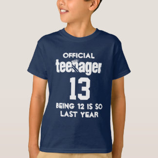 Officiell Tonåring 13:e födelsedag Tshirt T Shirt