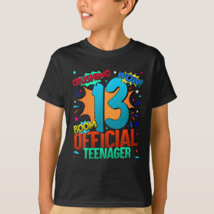 Officiell Tonåring 13:e födelsedagen Fantastisk se T Shirt