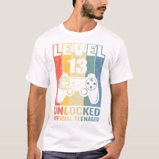 Officiell Tonåring 13:e födelsedagsgåva 13 grader T Shirt