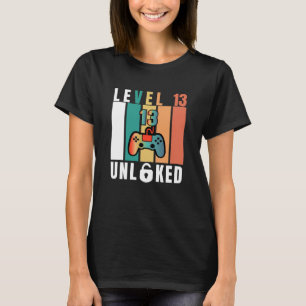 Officiell Tonernivå 13 Olåst födelsedag T Shirt