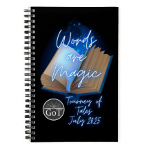 Officiell Tourney of Tales juli 2025 Bullet Journa