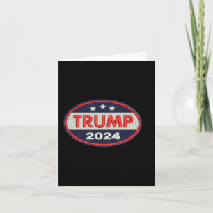 Officiell Trump 2024 Embroidery Emblem Kort