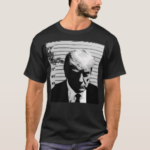 Officiell Trump Mugshot Real Trump Mugshot T Shirt