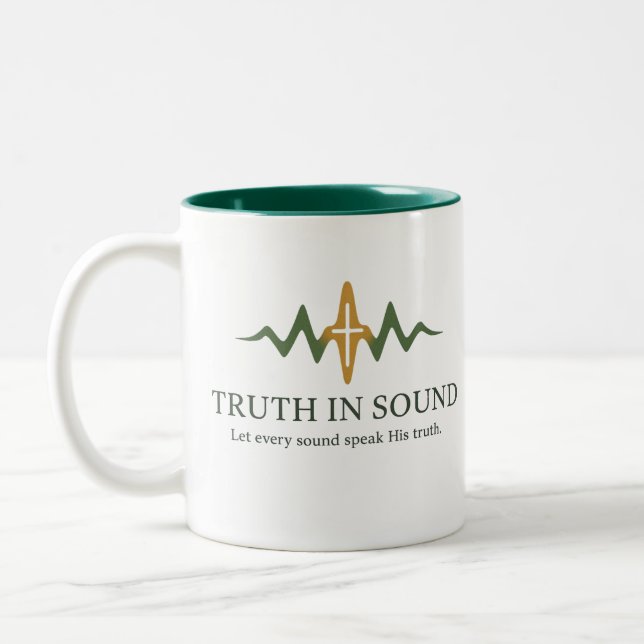 Officiell Truth in Sound Merchandise Två-Tonad Mugg (Vänster)