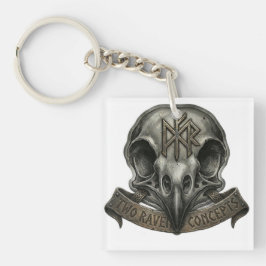 Officiell Två Ravens Koncept Varumärke Logotyp Akr