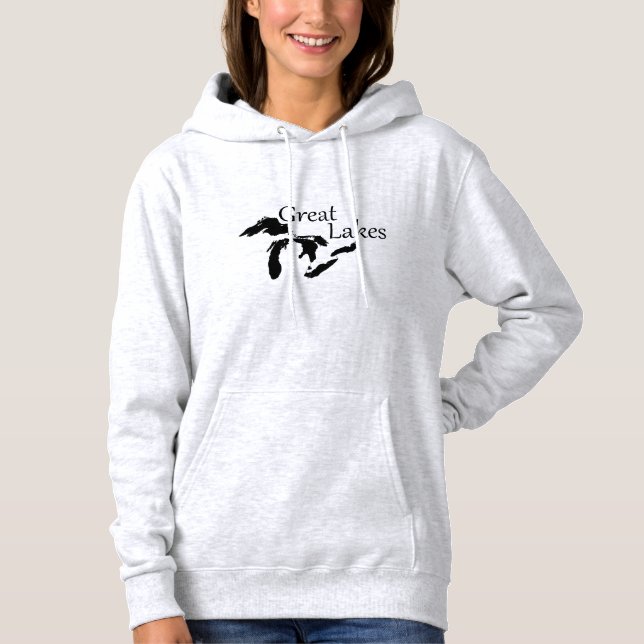 Officiell Underbar Sjöar Hoodie T Shirt (Framsida)