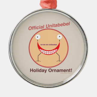 Officiell Unitabebel helgdagprydnad Julgransprydnad Metall