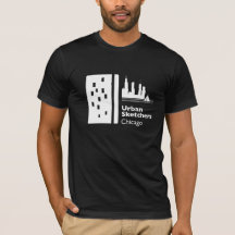 Officiell Urban Sketchers Chicago T-Shirt