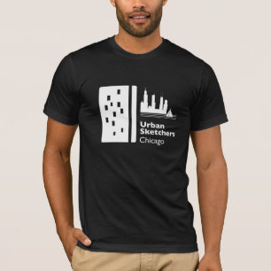 Officiell Urban Sketchers Chicago T-Shirt