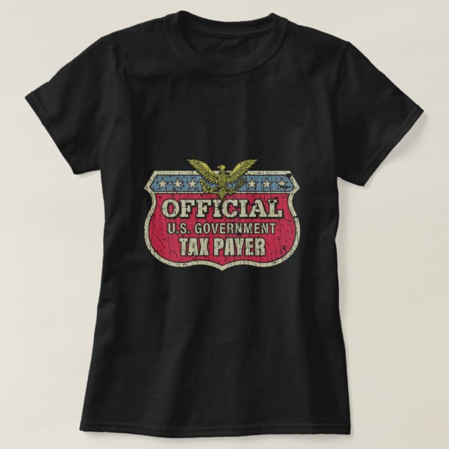 Officiell USA:s skattebetalare 1966 T-Shirt (Design framsida)