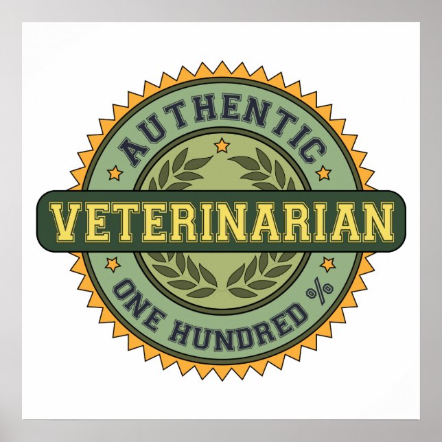 Officiell veterinär poster (Framsidan)