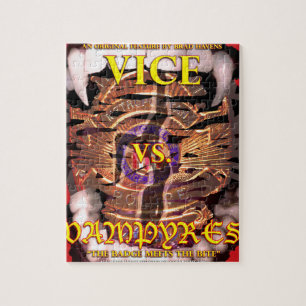 Officiell Vice kontra Vampyres Poster på en Pussel