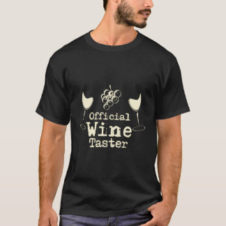 Officiell Vin Taster Funny Halloween Costume Party T Shirt