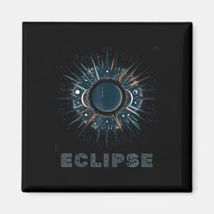 Officiell Vintage Solar Eclipse Magnet