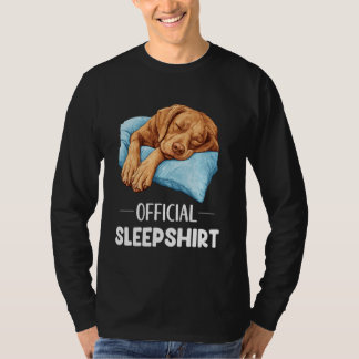 Officiell Vizsla Sömntröja Söt Hund Älskare Pyjama T Shirt