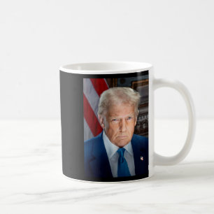 Officiell White House Porträtt Donald J Trump 2025 Kaffemugg