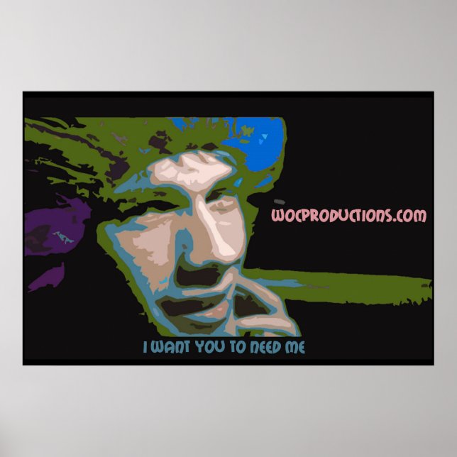 Officiell WOC Jag vill att du Poster mig (Framsidan)