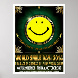 Officiell World Smile Day® 2014 Poster