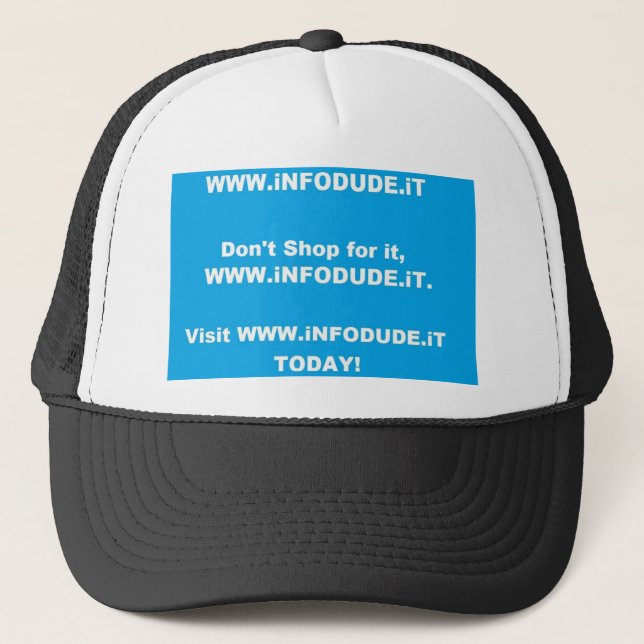 Officiell WWW.iNFODUDE.iT-hatt! Keps (Framsida)