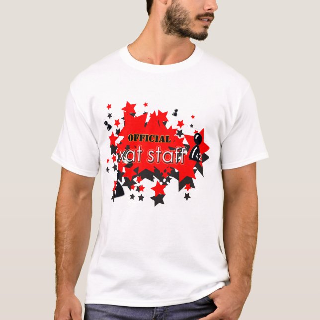 officiell xat bemannar tee shirt (Framsida)