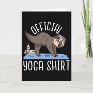 Officiell Yoga - Rolig Yoga Kort