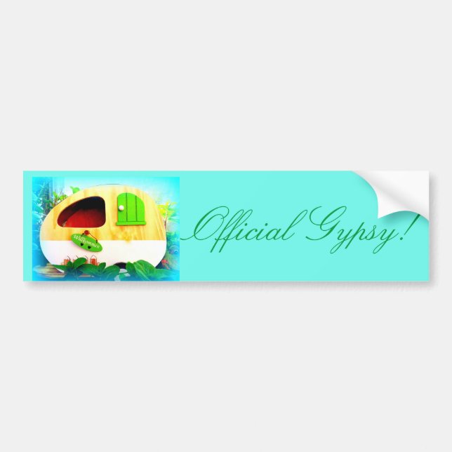 Officiell zigenare! bildekal (Framsidan)
