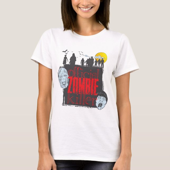 Officiell Zombiemördare Tee Shirt (Framsida)