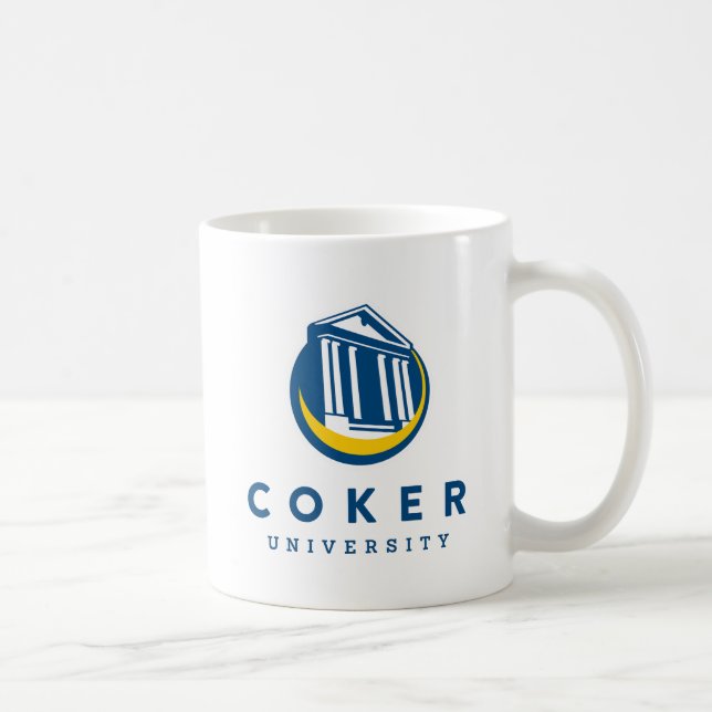 Officiella Coker University-logotypen Kaffemugg (Höger)