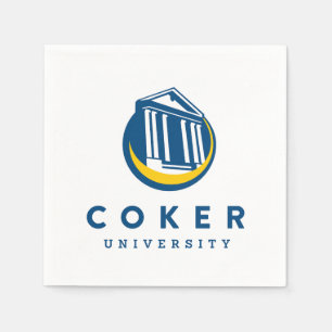 Officiella Coker University logotypen Pappersservett