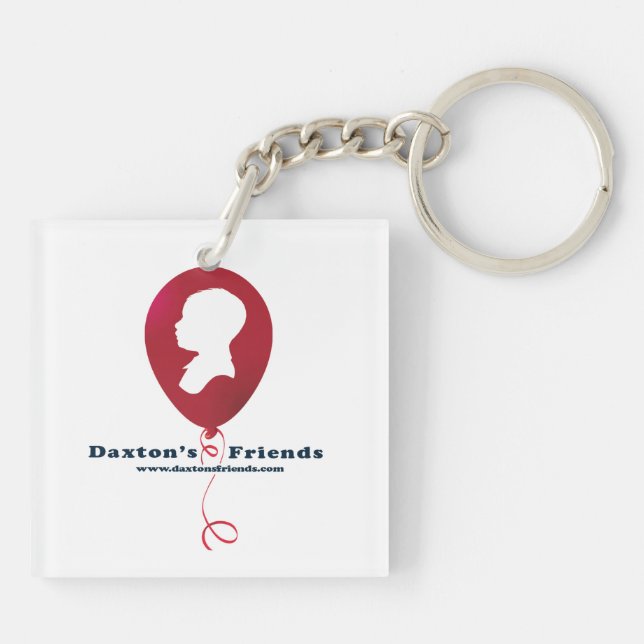 Officiella Daxtons vänner dubblerar sidKeychain (Baksidan)