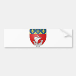 Officiella frankriken för symbol för Blason Pari Bildekal