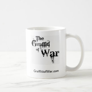 Officiella grafitti av krigmuggen kaffemugg