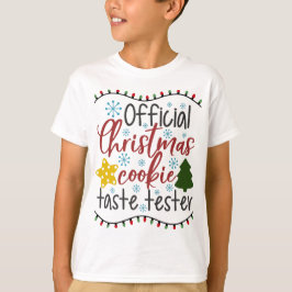 Officiella julgodiskoctestare kakor till tomten t shirt