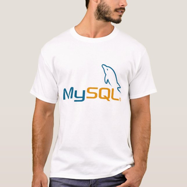 Officiella MySQL Merch Tee Shirt (Framsida)