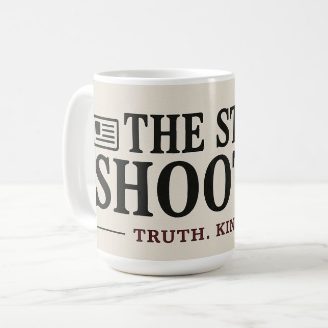 Officiella Strait Shooter Nyheter  Kaffemugg (Framsida vänster)