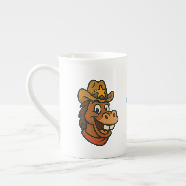 Officiella Wilberforce the Wilberhorse Benporslin Mugg (Vänster)