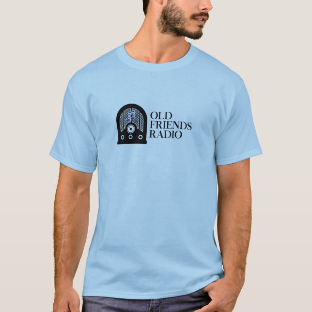 Officiellen Blue Old Friends Radio Manar Shirt T (Framsida)