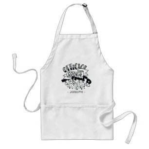 Officiellen Cookie Tester Helgdag Apron med eget n Förkläde