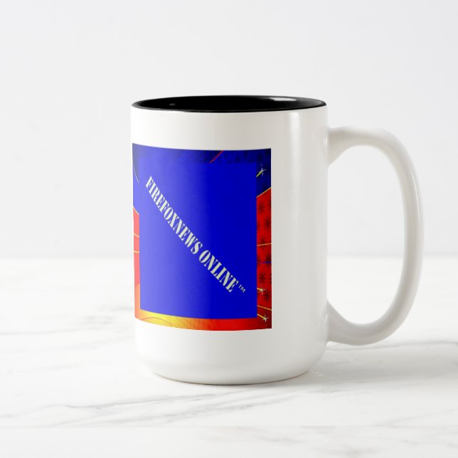 Officiellen FIREFOXNEWS ONLINE™ 2 Tone Mugg (Höger)