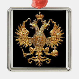Officiellen Imperial Russian Society Ornamet Julgransprydnad Metall