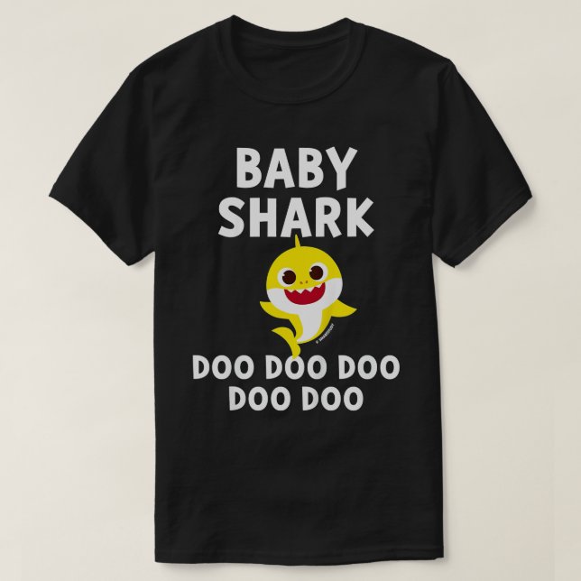 Officiellen Kids Pinkfong Baby Shark  T Shirt (Design framsida)