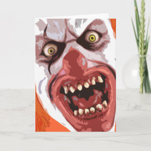 Officiellen Macabre Clown - Creepy- Kort
