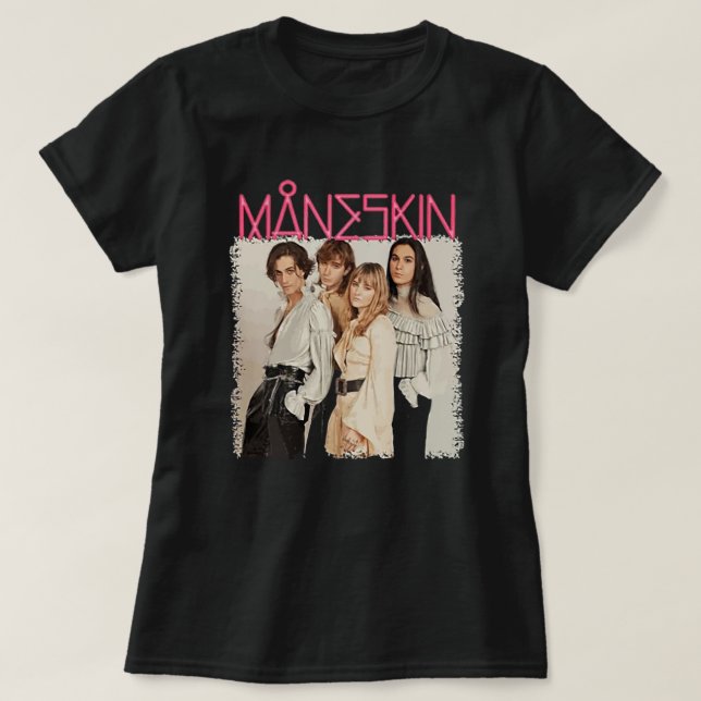 Officiellen Merchandise of Målneskin - Maneskin T Shirt (Design framsida)
