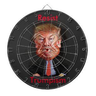 officiellen motstår trumpismdartboarden piltavla